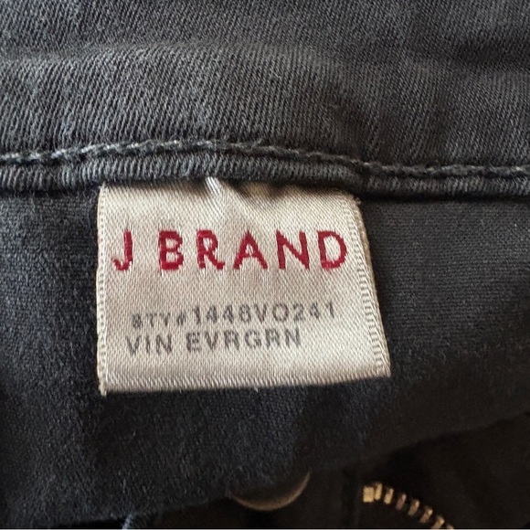 J Brand Women’s Size 28 Black Skinny Cargo Pants Utility Moto Biker Zip Pockets - Picture 5 of 5